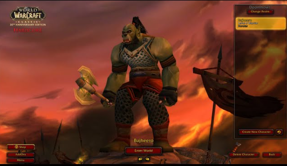 WoW Classic 20th Anniversary Warrior